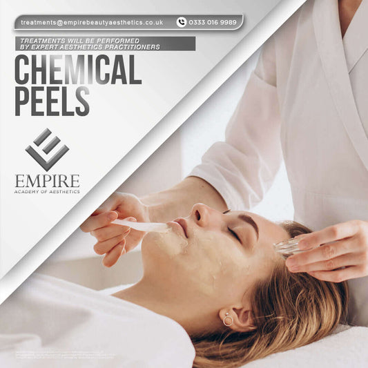 Discounted Chemical peels appointment as a model in our Warrington clinic