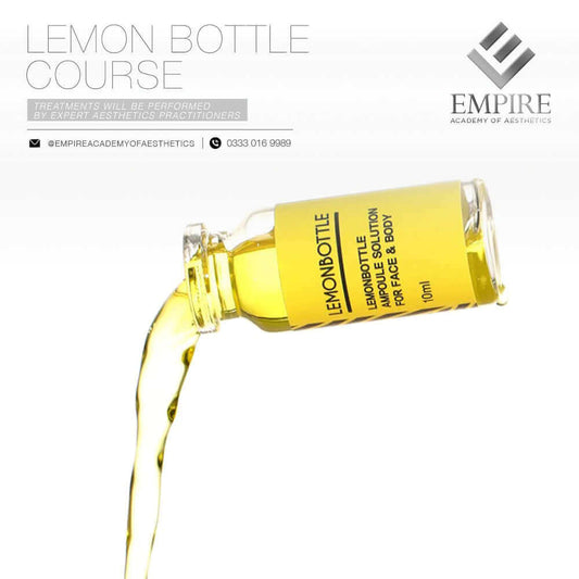 Fat dissolving injections course using the product lemon bottle