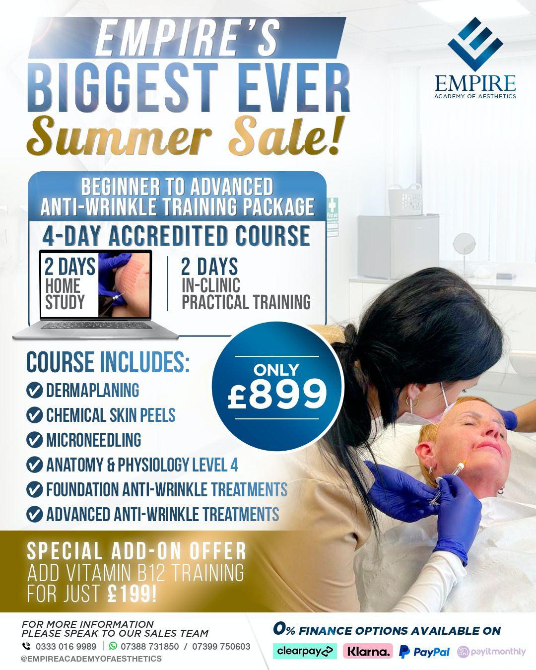 Beginner to Advanced Anti-Wrinkle Injections Course