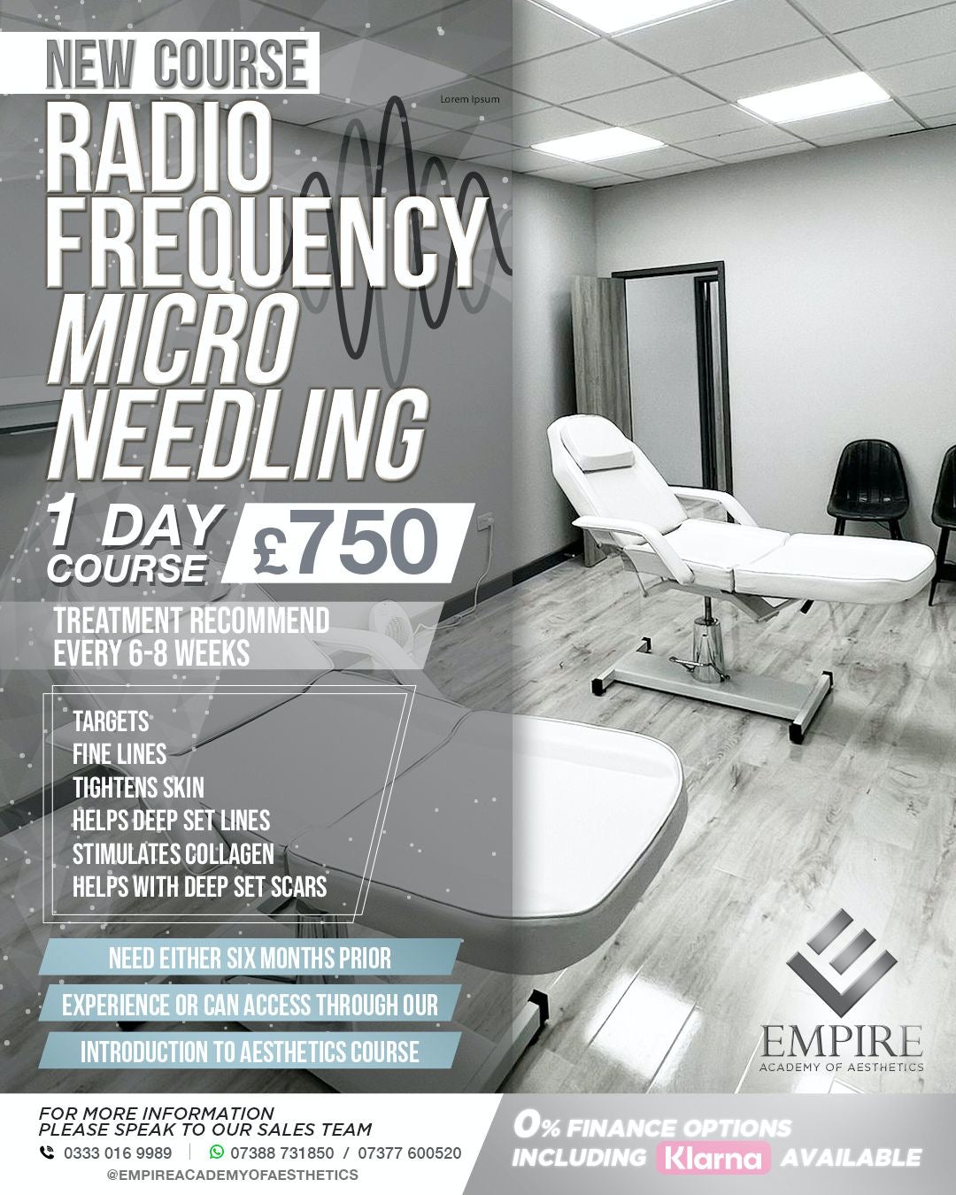 Radio Frequency Microneedling Course