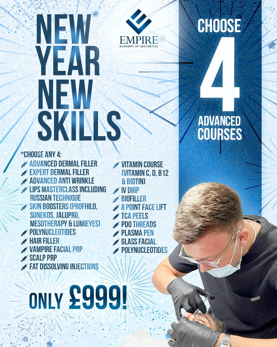 4 Advanced Courses For £999 - New Year, New Career
