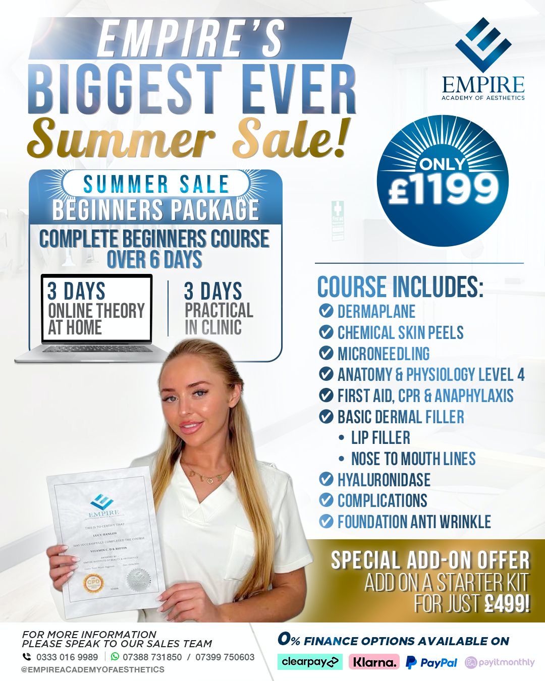 Online Pathway To Aesthetics Course