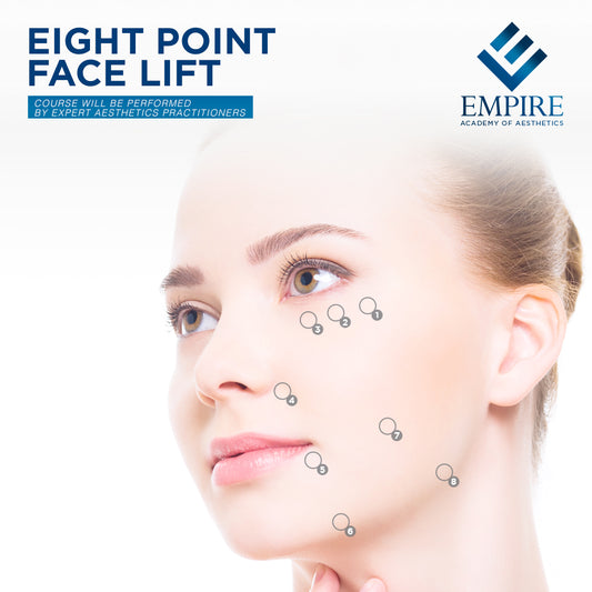 8 point face lift training course at Empire Academy of Aesthetics