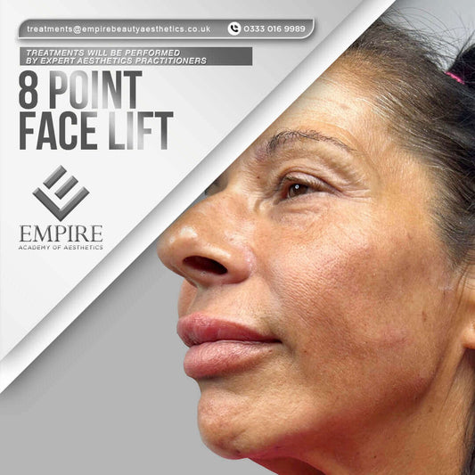 8 point face lift model appointment in Warrington