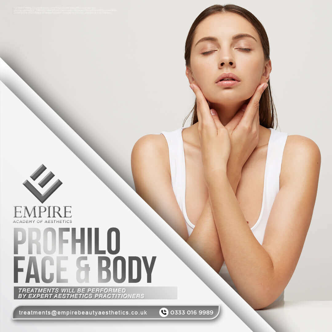 Profhilo skin rejuvenation treatment as a model for the face and body areas, in our Liverpool clinic