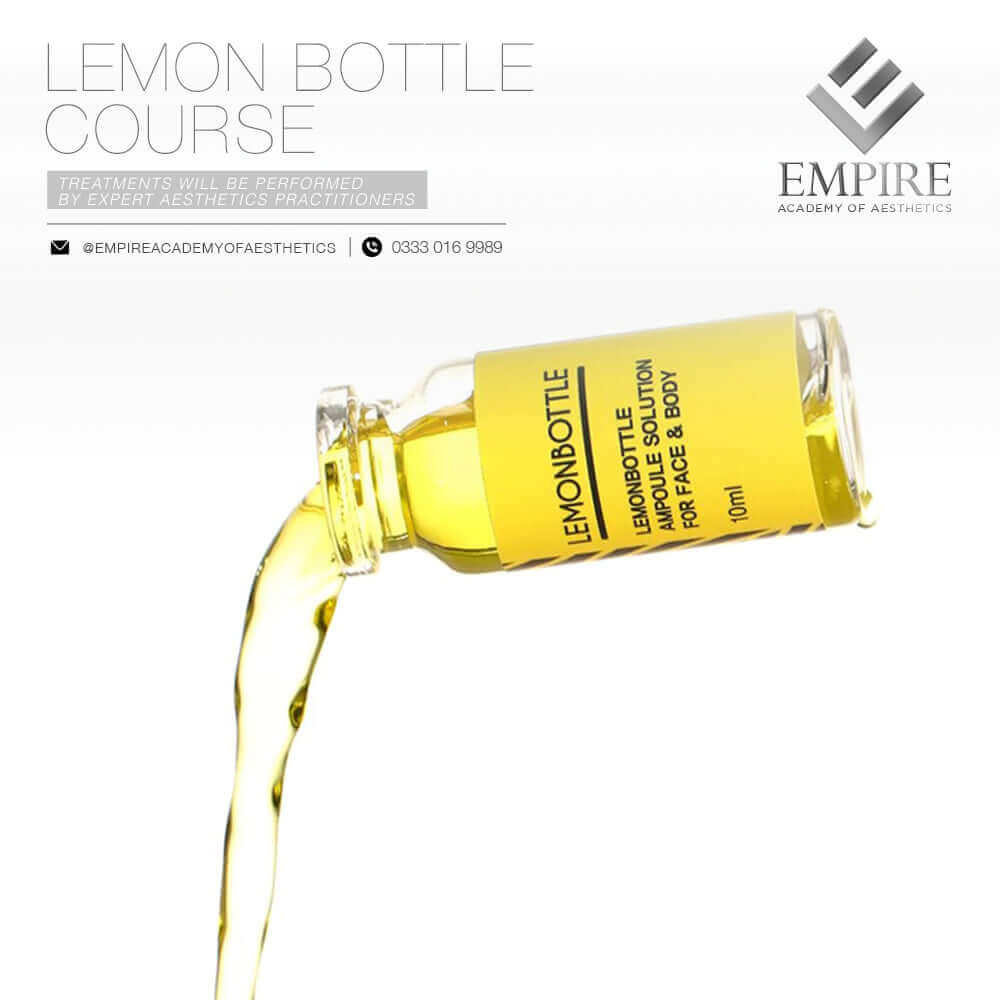 Fat dissolving injections course using the product lemon bottle