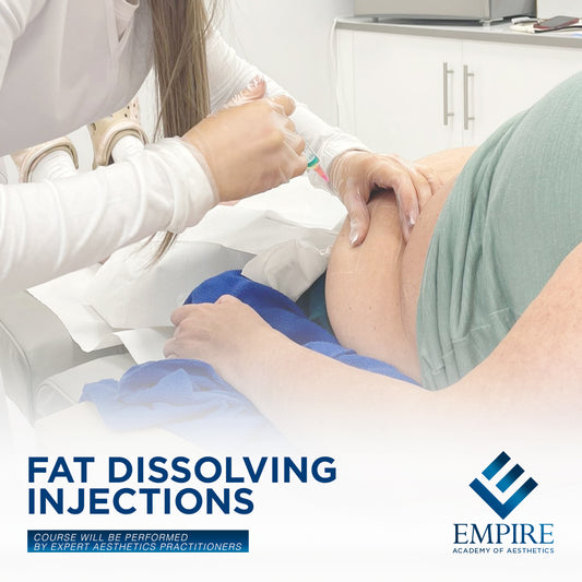 Fat dissolving injections Course at Empire Academy of Aesthetics using Aqualyx