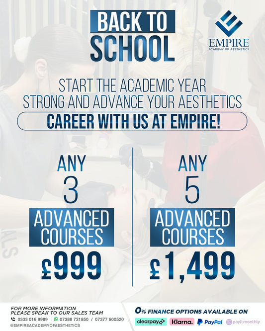 Advanced Course Package (FIVE FOR £1499)